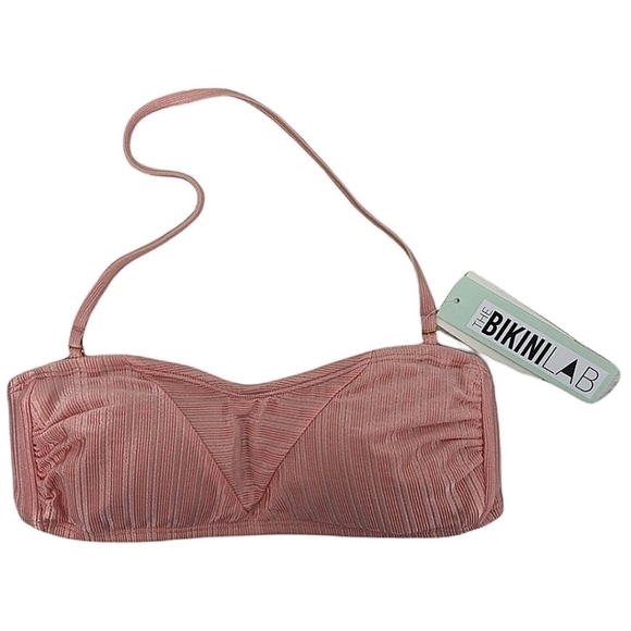 The Bikini Lab NWT Women's S Luster Bikini Top - Picture 2 of 10
